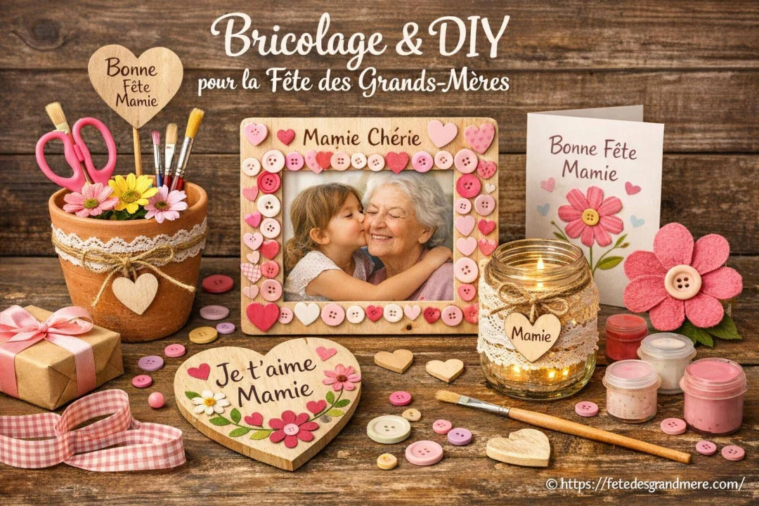 Bricolage & DIY pour la fête des grands mères
