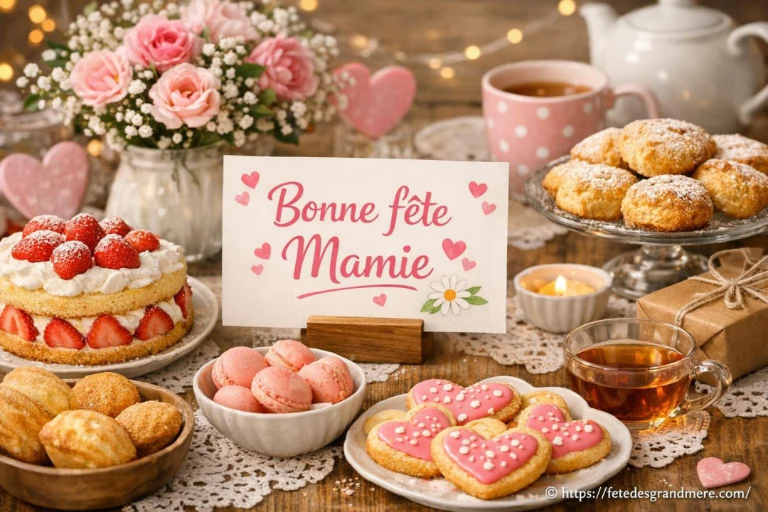 Recettes pour la fête des mamies