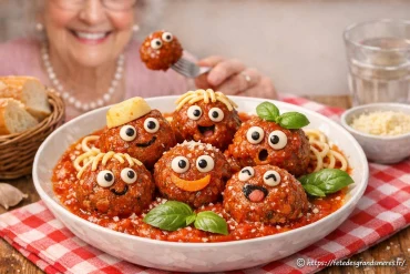 Boulettes rigolotes à la sauce tomate : une recette gourmande pour mamie
