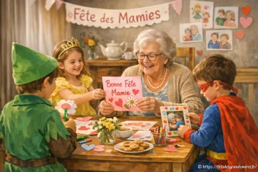 Comment impliquer les arrières-petits-enfants dans la fête des grands-mères ?
