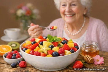 Salade de fruits colorée pour mamie : une recette fraîche et gourmande