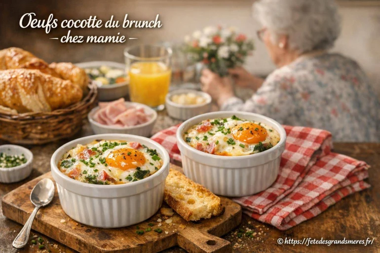 Œufs cocotte du brunch chez mamie : recette et astuces pour un moment convivial