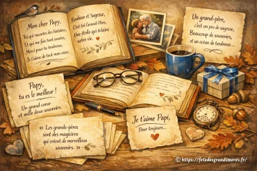 Poèmes et citations pour la fête des grands-pères à partager