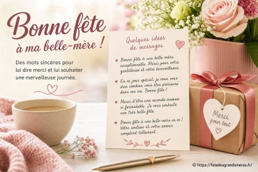 Textes et messages pour souhaiter une bonne fête à sa belle-mère : modèles et inspirations