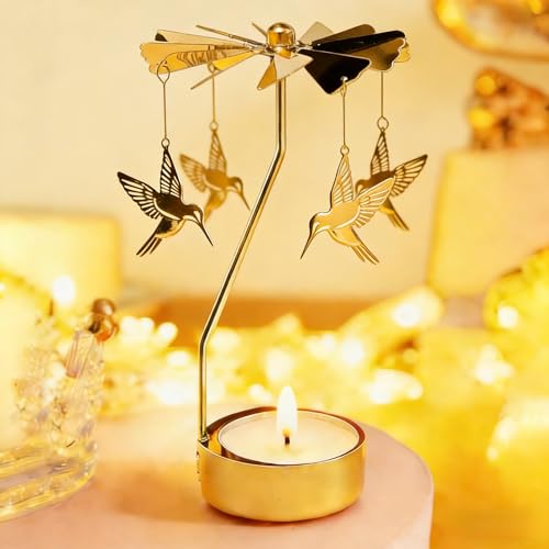 Cadeaux pour la fête des Mères, bougeoir tournant, bougeoir 