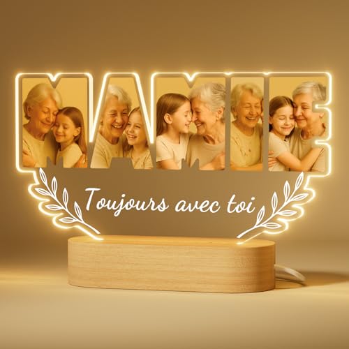 iDIY Cadeau Personnalisé pour Mamie - Cadeau Fête des Grands